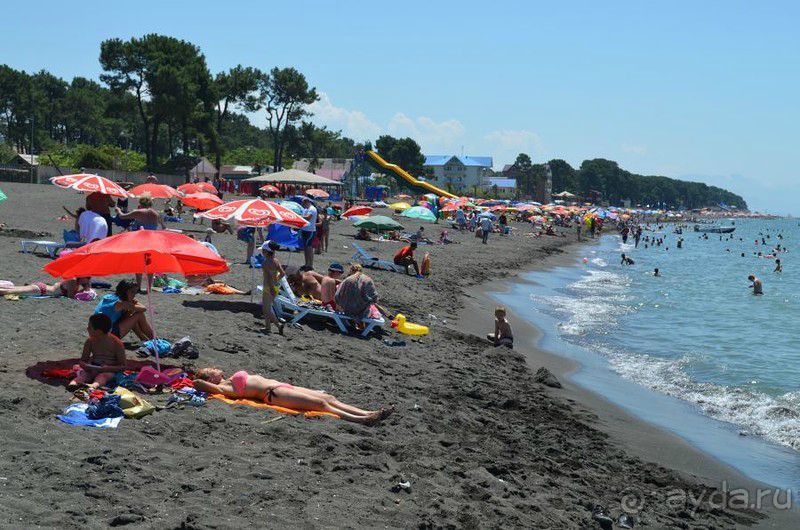 Грузинские "Канары". Пляж Магнетити-Уреки.