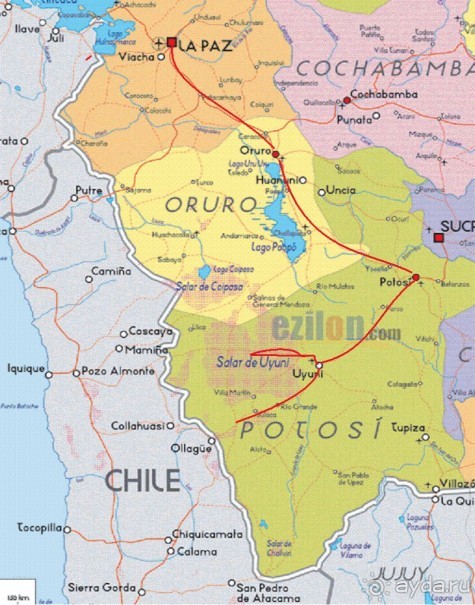 За снегом в Южную Америку 2. Боливия. 2.1. Ла-Пас – Потоси - Уюни