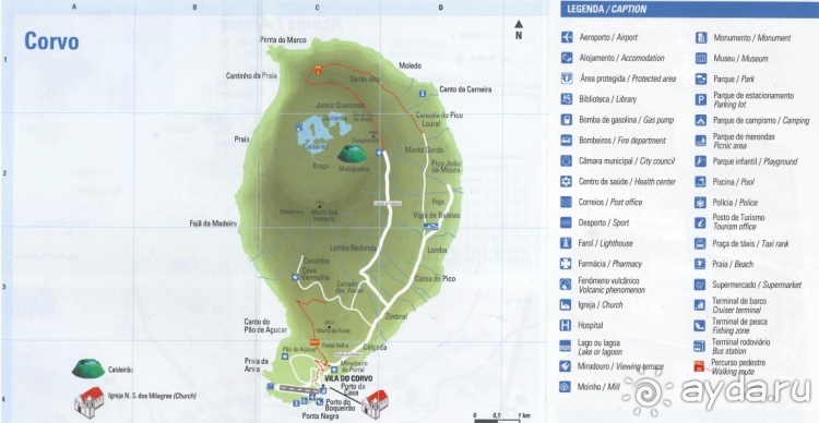 "Азоры это ..."Остров 2.Flores (продолжение) и 3.Corvo