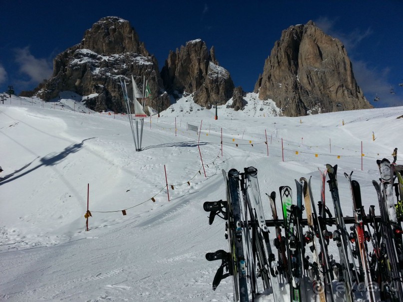 Очень хорошо покатались в Италии (Валь ди Фасса, Канацеи)