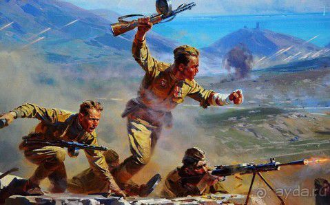 Великий памятник великому месту: диорама "штурм Сапун-горы 7 мая 1944 года"