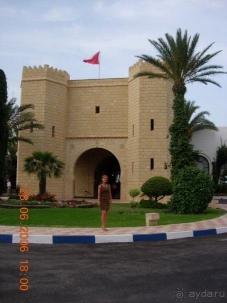 вход в отель Mahdia Palace