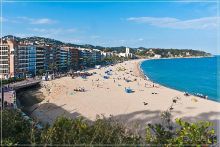 Льорет-де-Мар, пляж