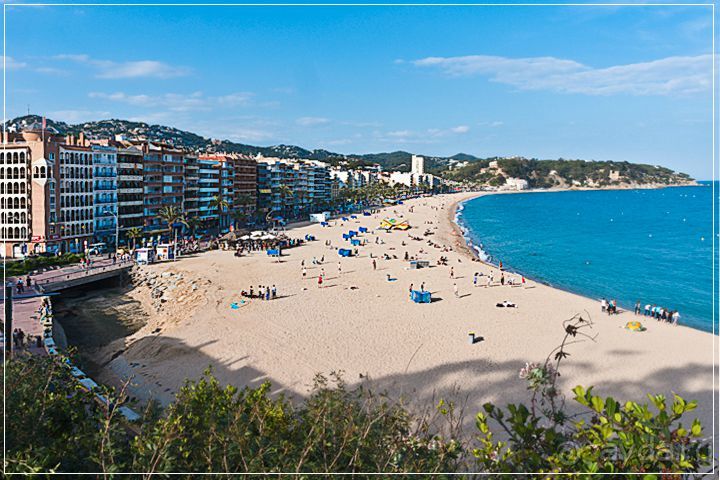 Льорет-де-Мар, пляж