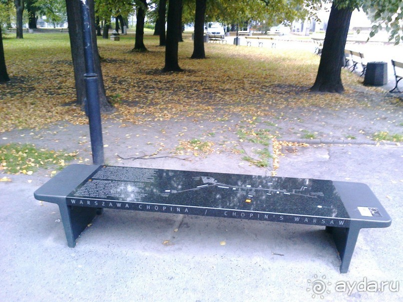 Прикольные скамейки в Варшаве