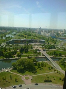 Национальная Библиотека Беларуси-смотровая площадка