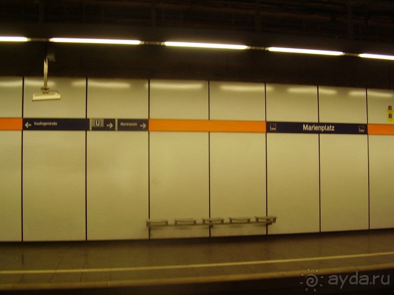 СТАНЦИЯ МЮНХЕНСКОГО МЕТРО