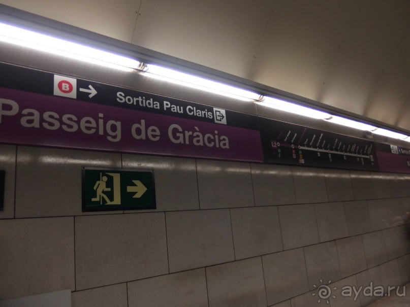 МЕТРО В БАРСЕЛОНЕ