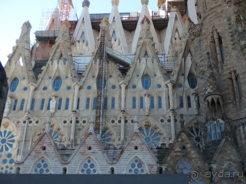 САГРАДА ФАМИЛИЯ. ФАСАД  ВОСКРЕСЕНИЯ