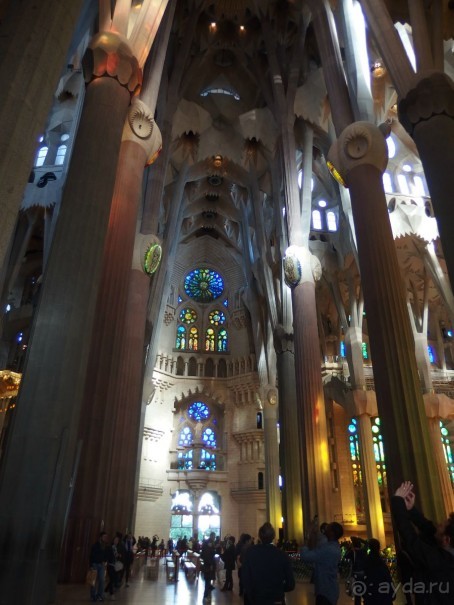 В САГРАДЕ НЕТ НИ ОДНОГО СВЕТИЛЬНИКА ИЛИ ЛАМПЫ