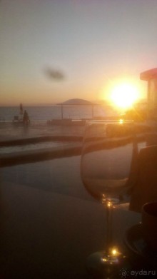 восход на завтраке в ресторане