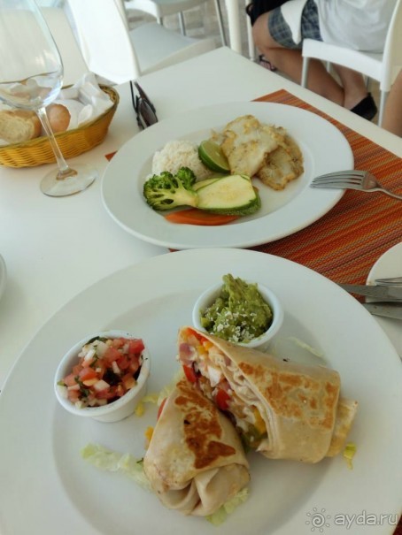 рыба и буррито