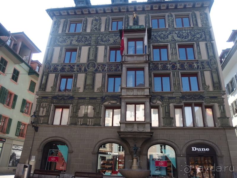 Самостоятельно в Люцерн.