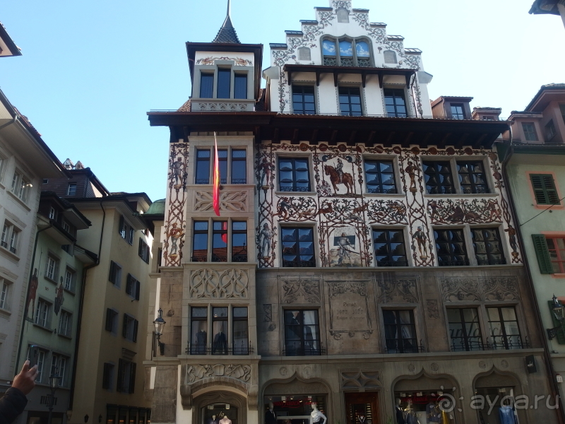 Самостоятельно в Люцерн.