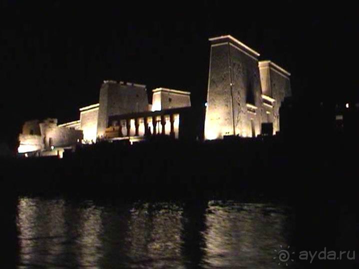 Египет часть 9: Асуан - Ночное шоу в Храме Хатхор (Исиды) с острова Филэ