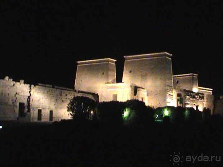 Египет часть 9: Асуан - Ночное шоу в Храме Хатхор (Исиды) с острова Филэ