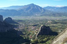 Греция часть 16: Горный массив Метеоры и Великий Метеор