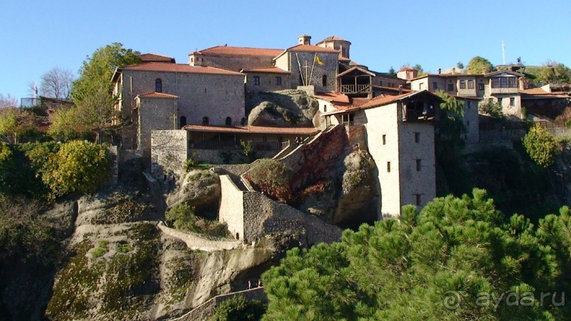 Греция часть 16: Горный массив Метеоры и Великий Метеор