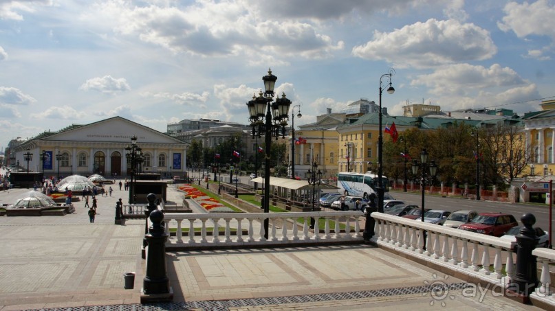 Манежная площадь - вторая по значимости площадь Москвы