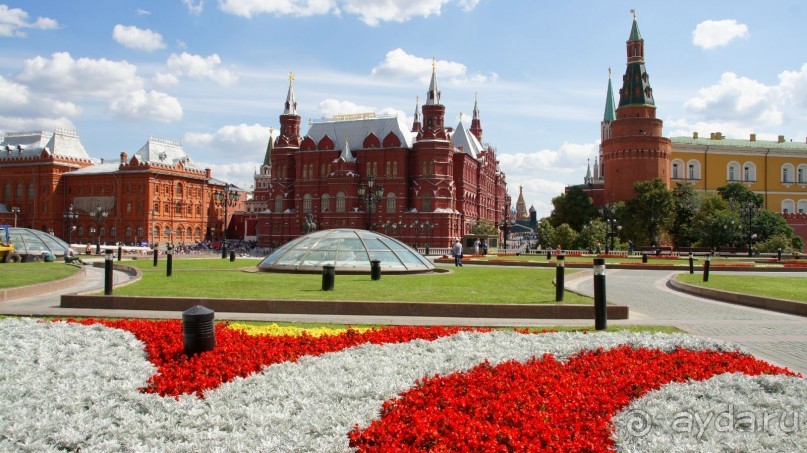 Манежная площадь - вторая по значимости площадь Москвы