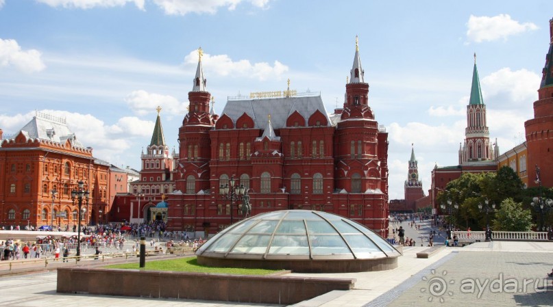 Манежная площадь - вторая по значимости площадь Москвы