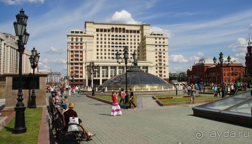 Манежная площадь - вторая по значимости площадь Москвы