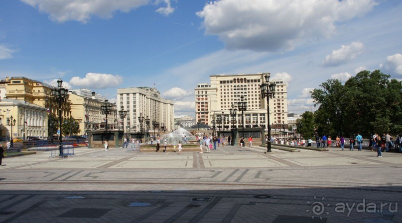 Манежная площадь - вторая по значимости площадь Москвы