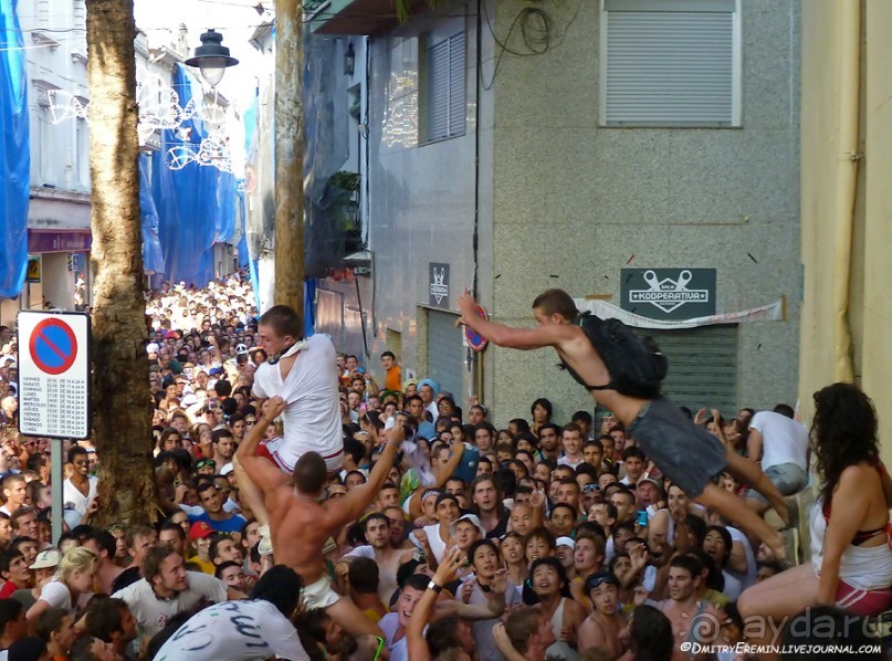 Ла Томатина: не помылишь — не залезешь! (Bunol, Spain)