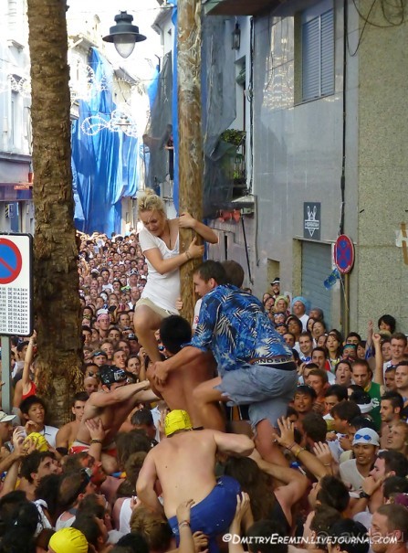 Ла Томатина: не помылишь — не залезешь! (Bunol, Spain)