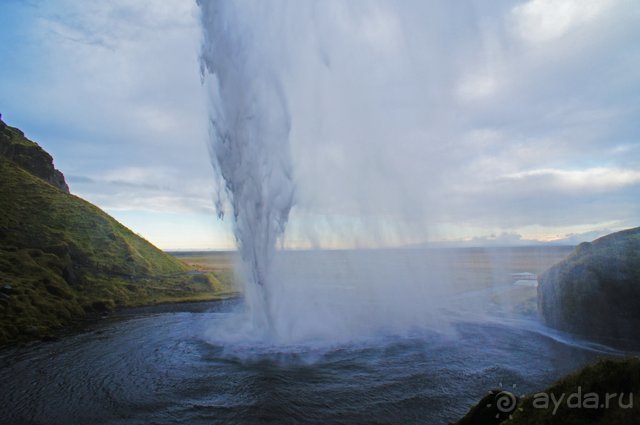 «Открытие Исландии» часть 5: Два водопада и вулкан (Skógafoss, Iceland)