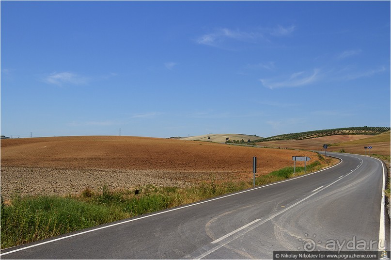 Андалусия и город под скалой (Setnil De Las Bodegas, Spain)