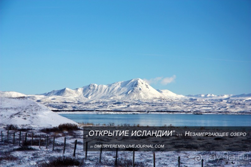 «Открытие Исландии» часть 11: Незамерзающее озеро (Myvatn, Iceland)