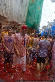Томатина 2013 (часть 2): томатная оргия (Buñol, Spain)