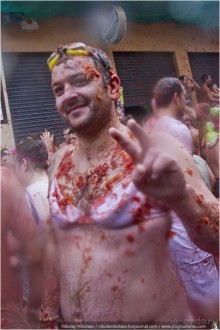 Томатина 2013 (часть 2): томатная оргия (Buñol, Spain)