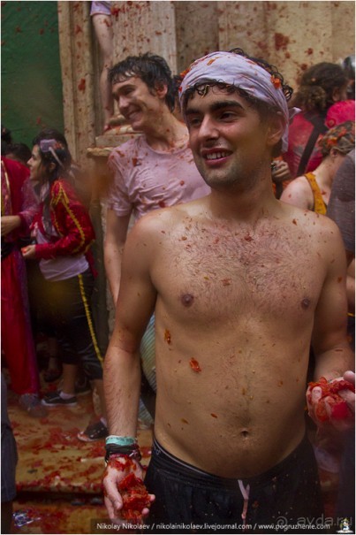 Томатина 2013 (часть 2): томатная оргия (Buñol, Spain)