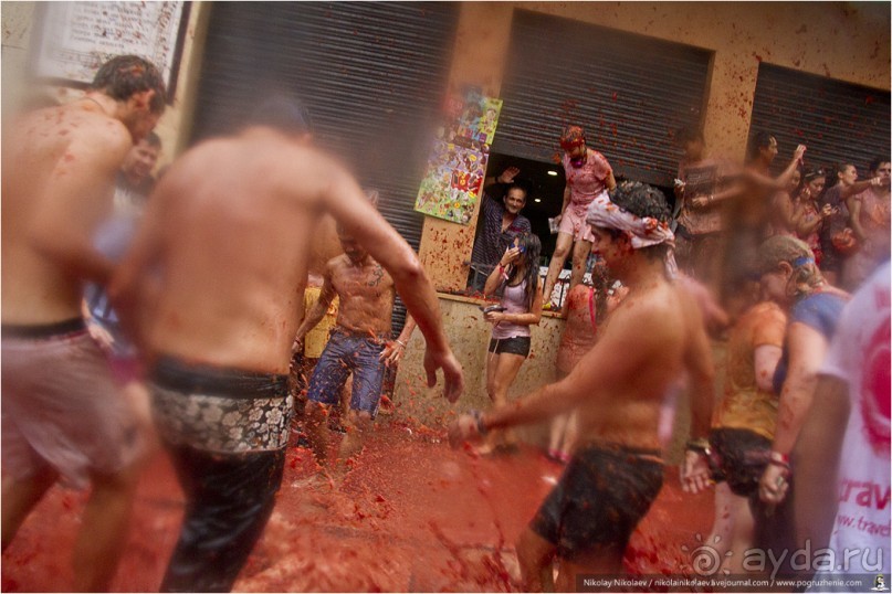 Томатина 2013 (часть 2): томатная оргия (Buñol, Spain)