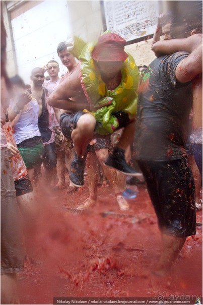 Томатина 2013 (часть 2): томатная оргия (Buñol, Spain)