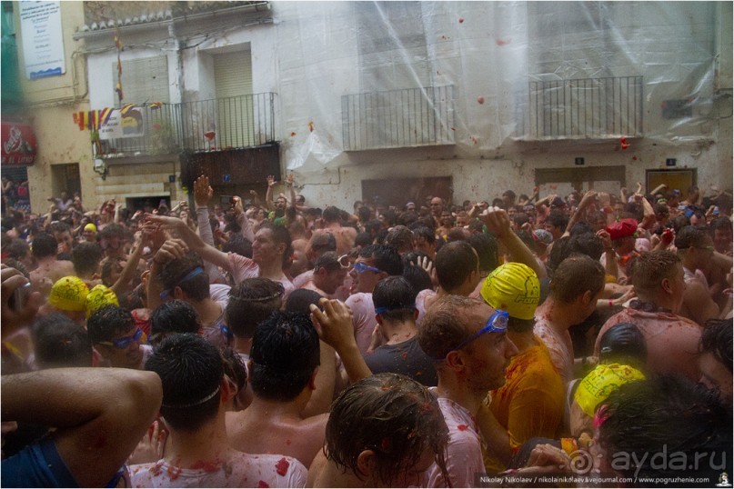 Томатина 2013 (часть 2): томатная оргия (Buñol, Spain)