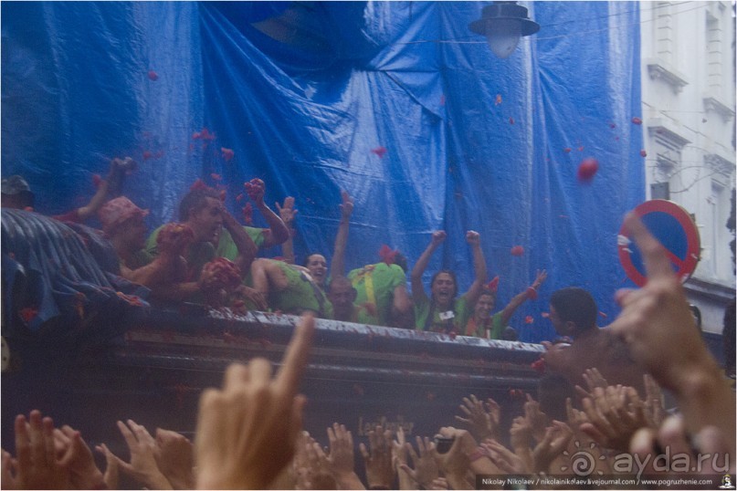 Томатина 2013 (часть 2): томатная оргия (Buñol, Spain)