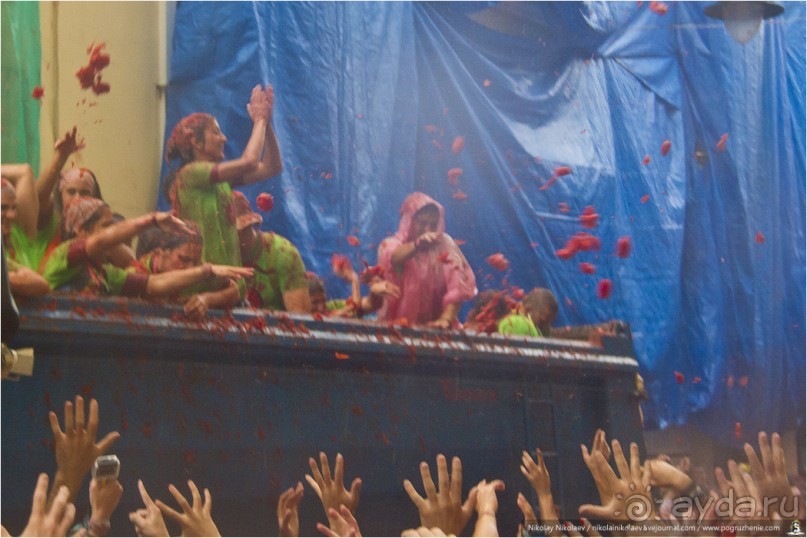 Томатина 2013 (часть 2): томатная оргия (Buñol, Spain)