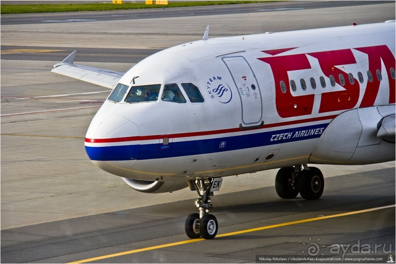 Чешские авиалинии и аэропорт Праги Václav Havel (Prague, Czech Republic)