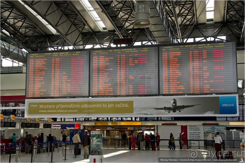 Чешские авиалинии и аэропорт Праги Václav Havel (Prague, Czech Republic)