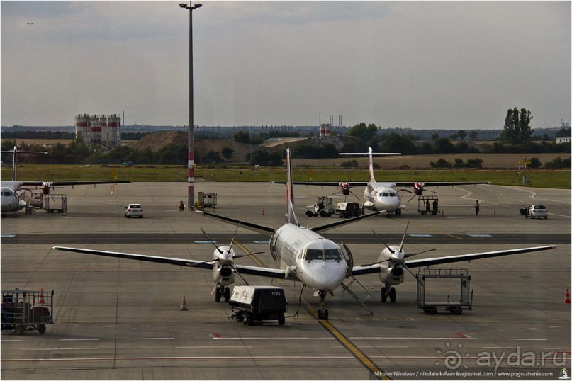Чешские авиалинии и аэропорт Праги Václav Havel (Prague, Czech Republic)