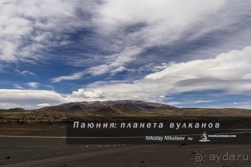 Паюния: планета вулканов (Payunia, Mendoza province, Argentina) Паюния: планета вулканов (Payunia, Mendoza province, Argentina)