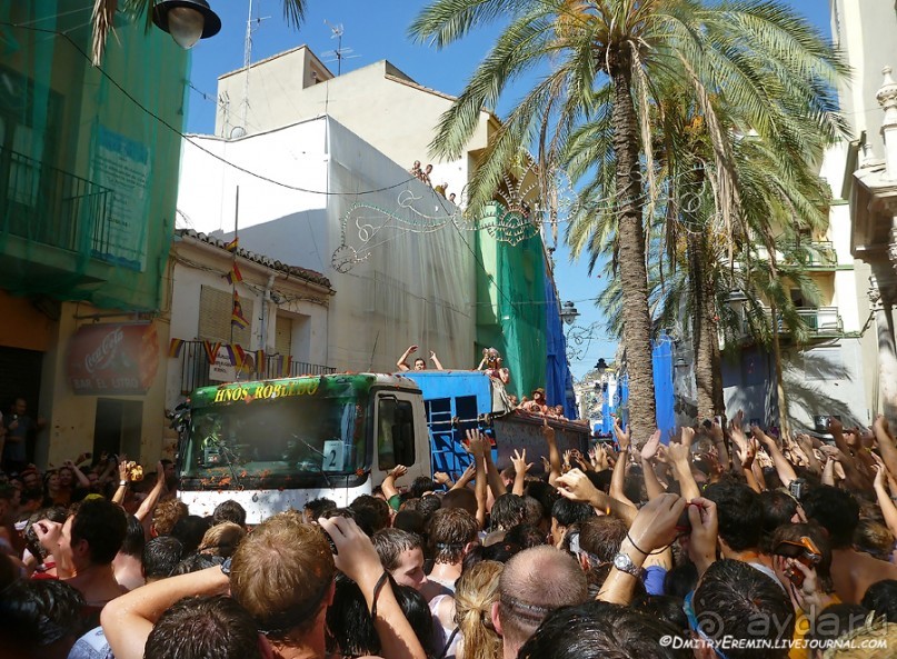 Море кетчупа… Томатина 2012 (Bunol, Spain)