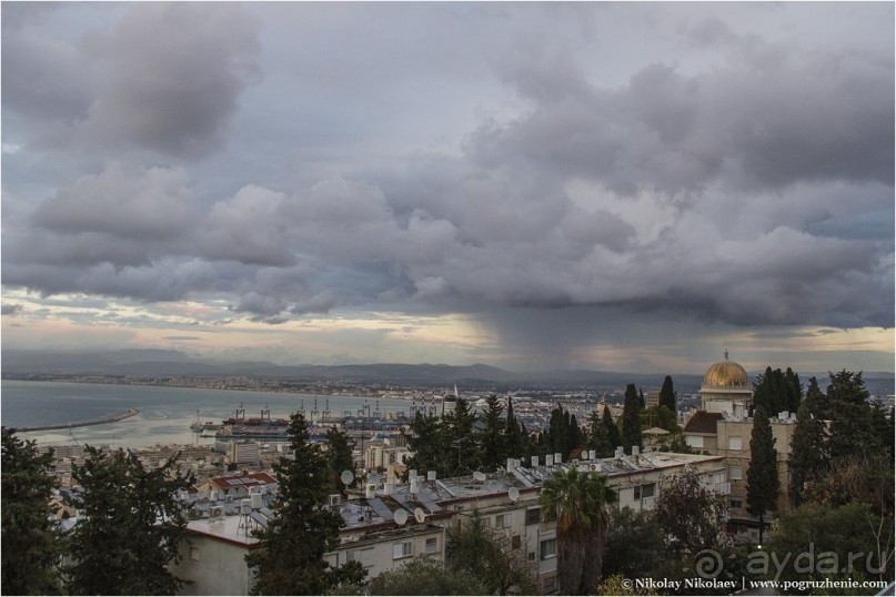 Хайфа и недоступные сады Бахаи (Haifa, Israel)