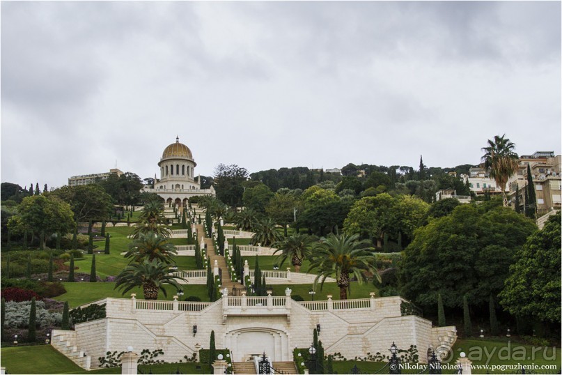 Хайфа и недоступные сады Бахаи (Haifa, Israel)