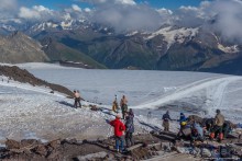 Эльбрус, часть 3: Бочки и Валера (Gara-Bashi, Russia)