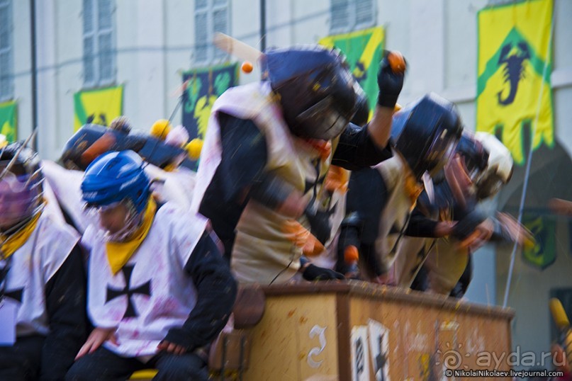 Апельсиновая бойня (Ivrea, Italy)