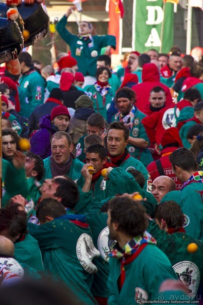 Апельсиновая бойня (Ivrea, Italy)